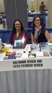 Baltimore Review Editor Barbara Westwood Diehl (left) and LPR Editor Laura Shovan (right)